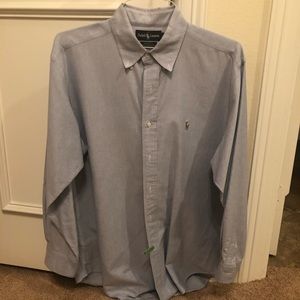 Ralph Lauren Blue Oxford Button Down